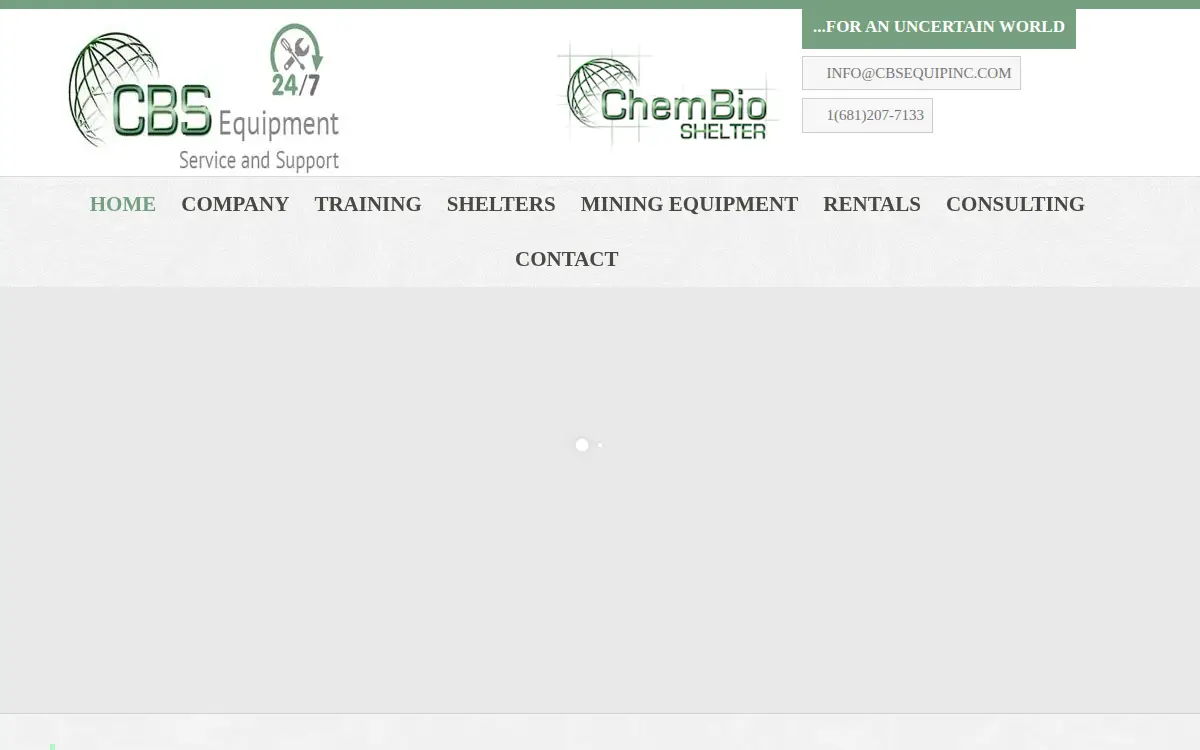Homepage of Chembio Shelter INC