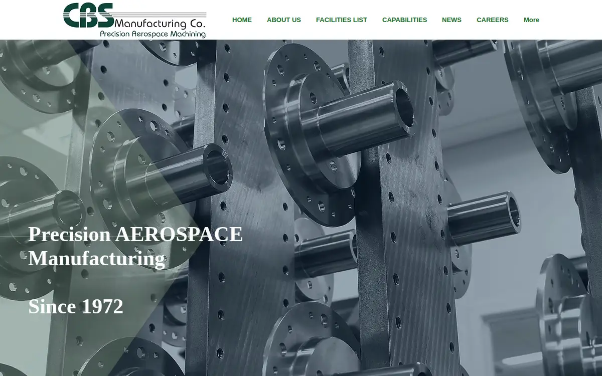 Homepage of Cbs Manufacturing Company the