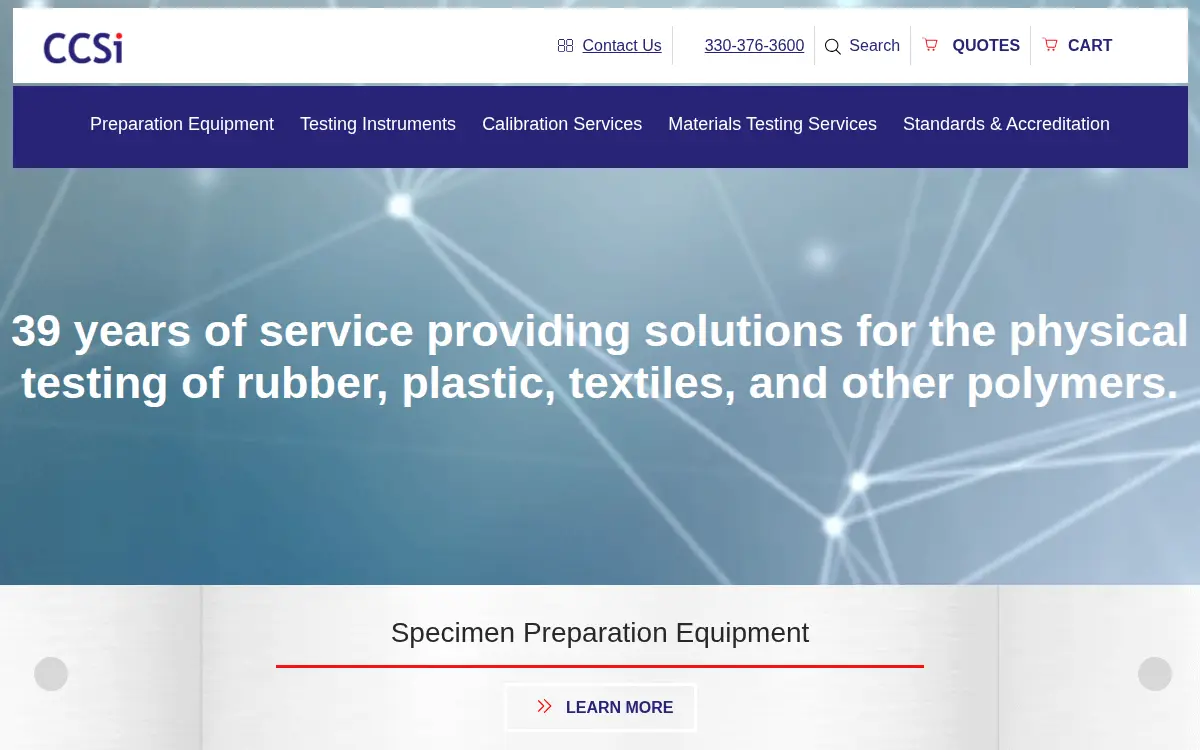 Homepage of Corporate Consulting Service Instruments, INC.