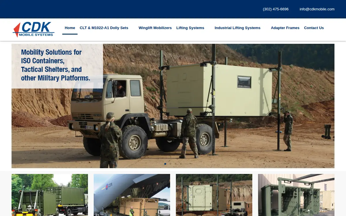 Homepage of Cdk Mobile Systems INC