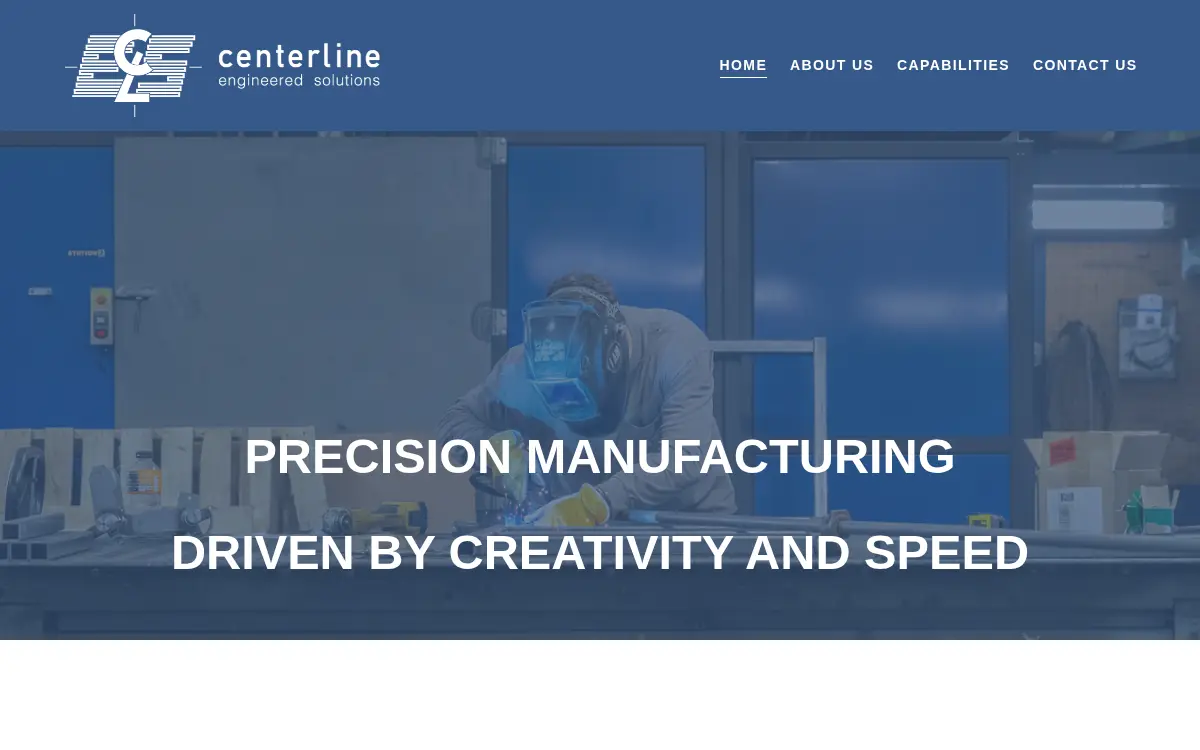 Homepage of Centerline Engineered Solutions, INC