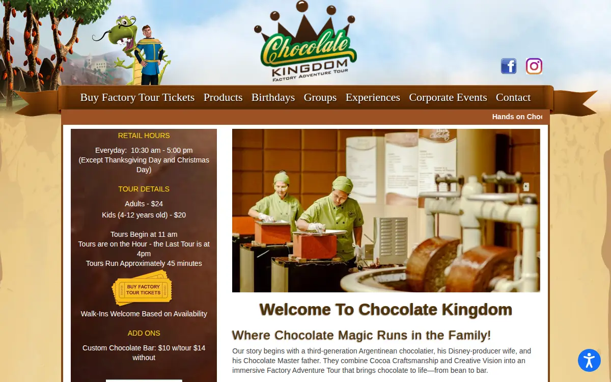 Homepage of Vb Chocolate LLC