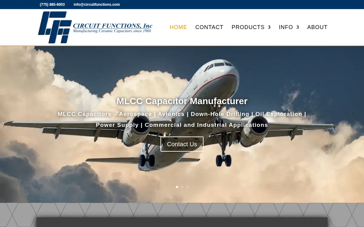 Homepage of Circuit Functions INC