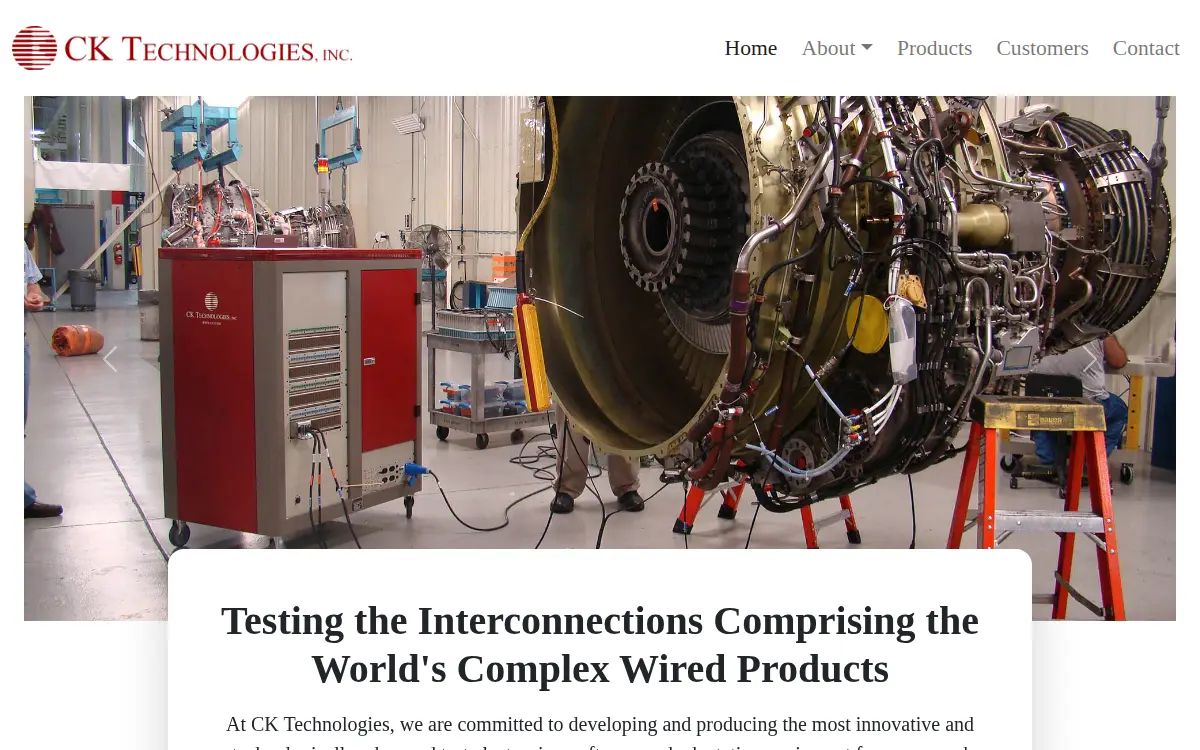 Homepage of Ck Technologies, INC.