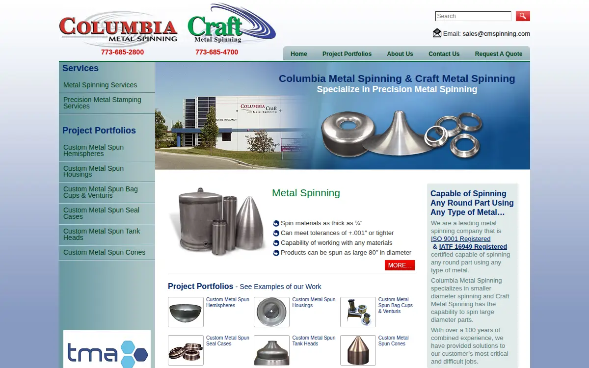 Homepage of Haberkamp Industries, INC.