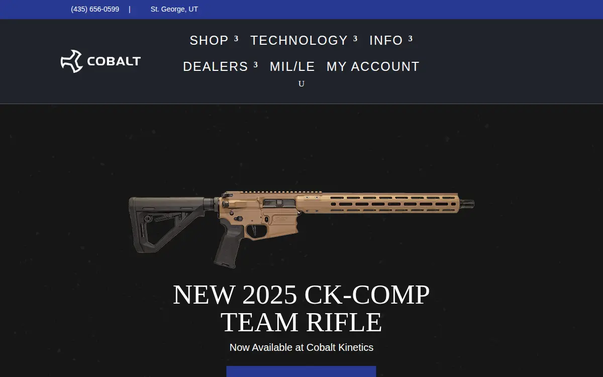 Homepage of Baq Defense LLC