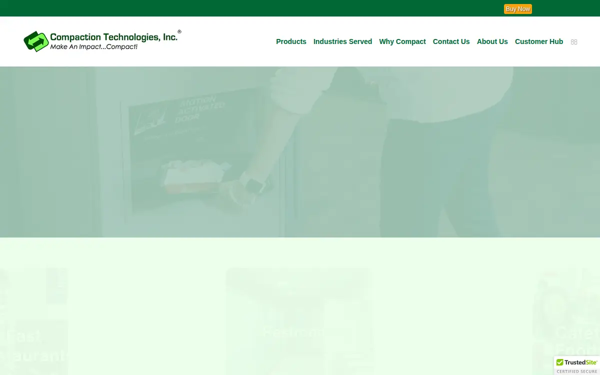 Homepage of Compaction Technologies, INC.