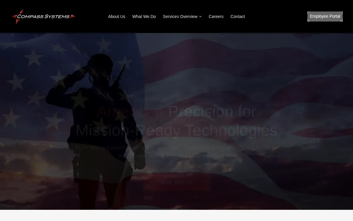 Homepage of Compass Systems, INC.