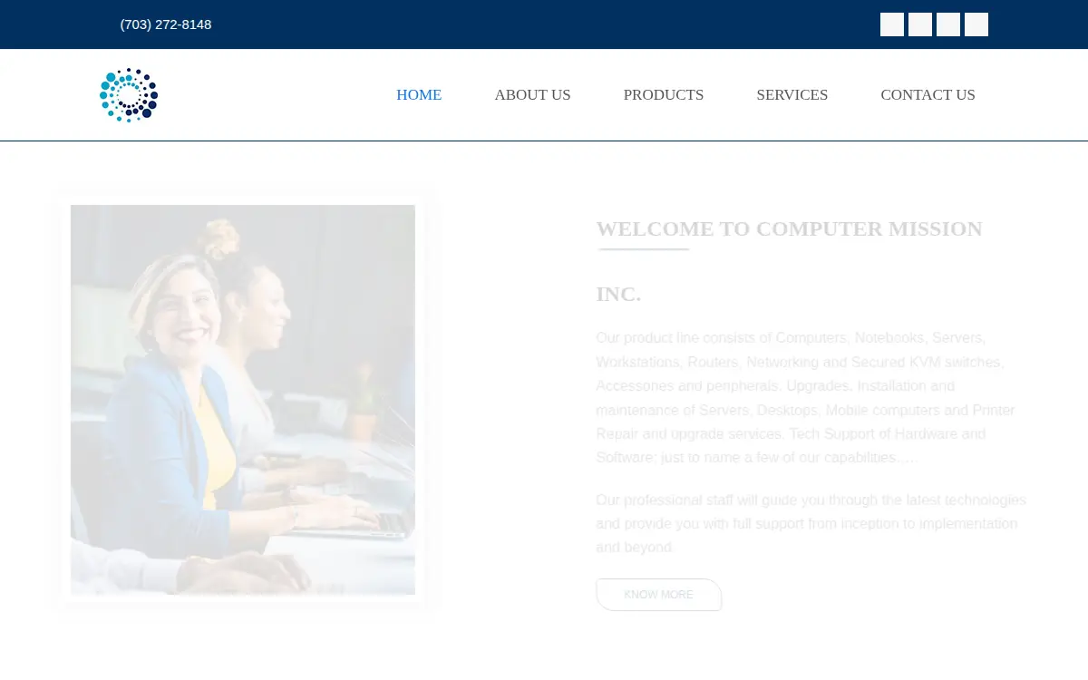 Homepage of Computer Mission, INC.