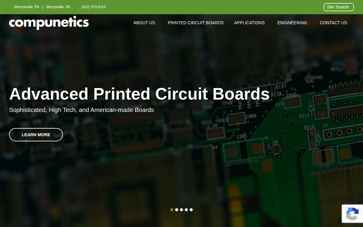 Homepage of Compunetics INC