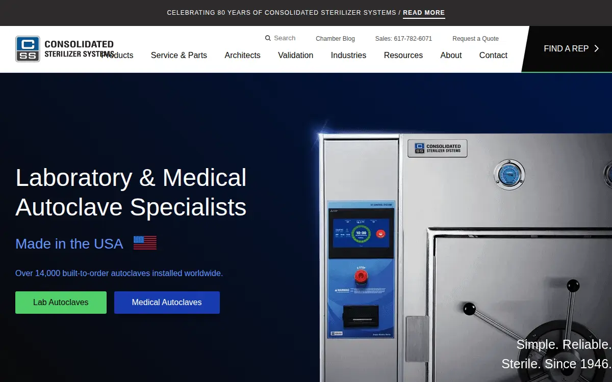 Homepage of Consolidated Machine CORP