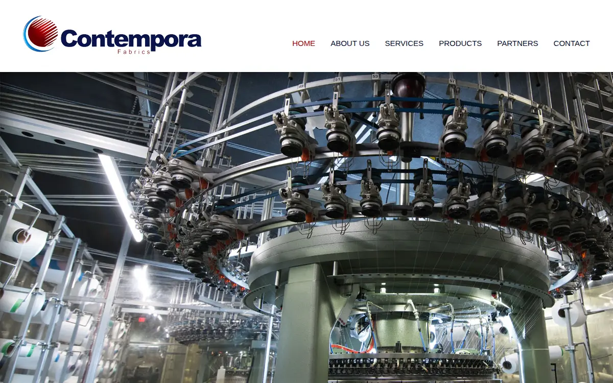 Homepage of Contempora Fabrics INC