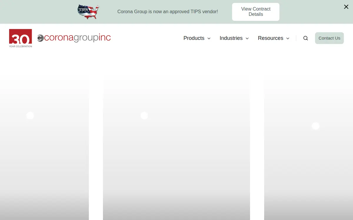 Homepage of The Corona Group, INC