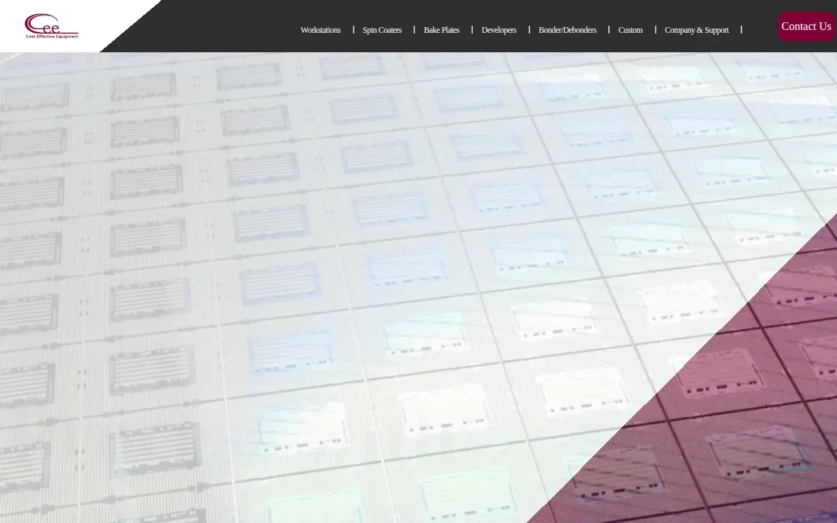 Homepage of Cost Effective Equipment LLC