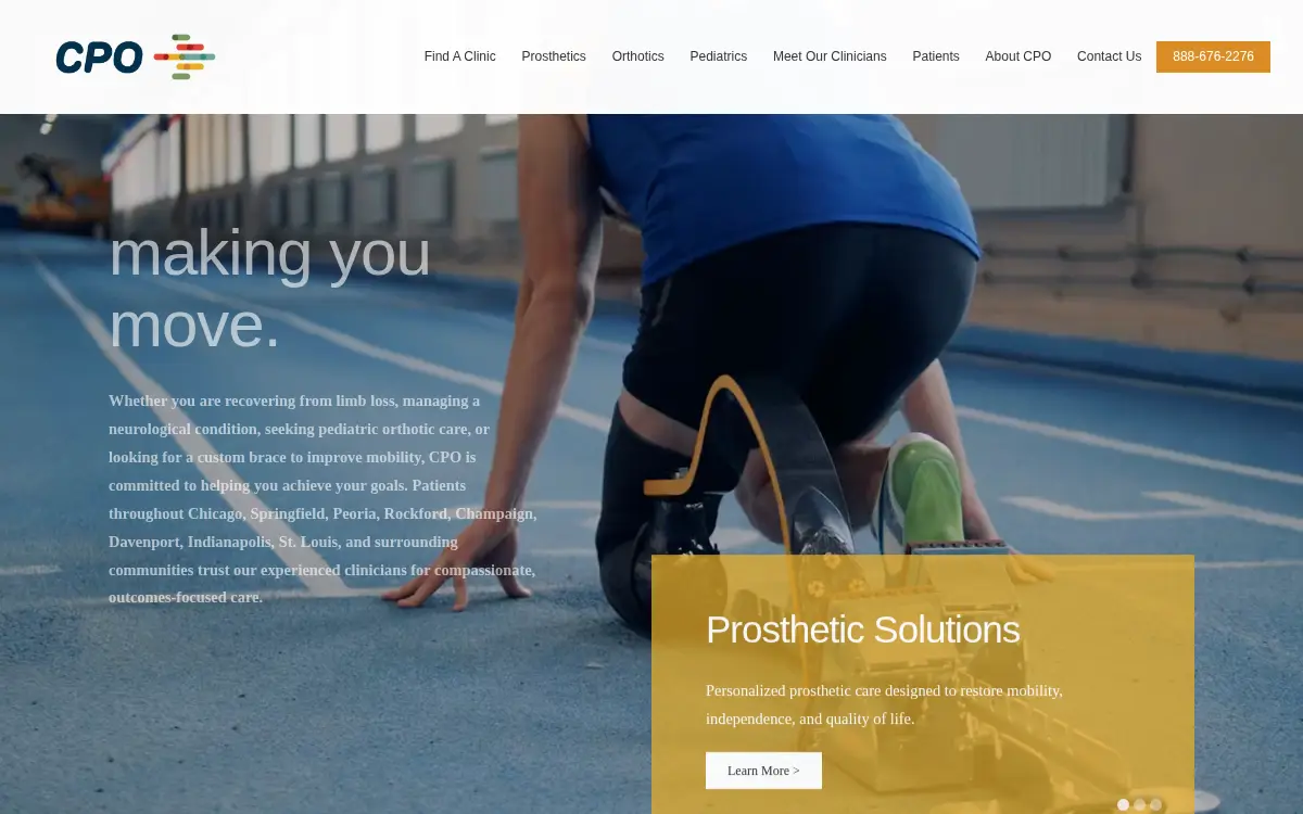 Homepage of Cpo Services INC