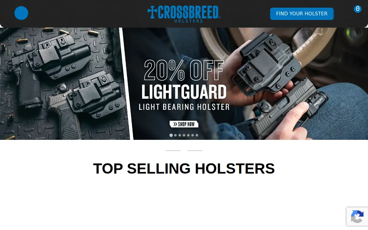 Homepage of Mtc Holsters LLC