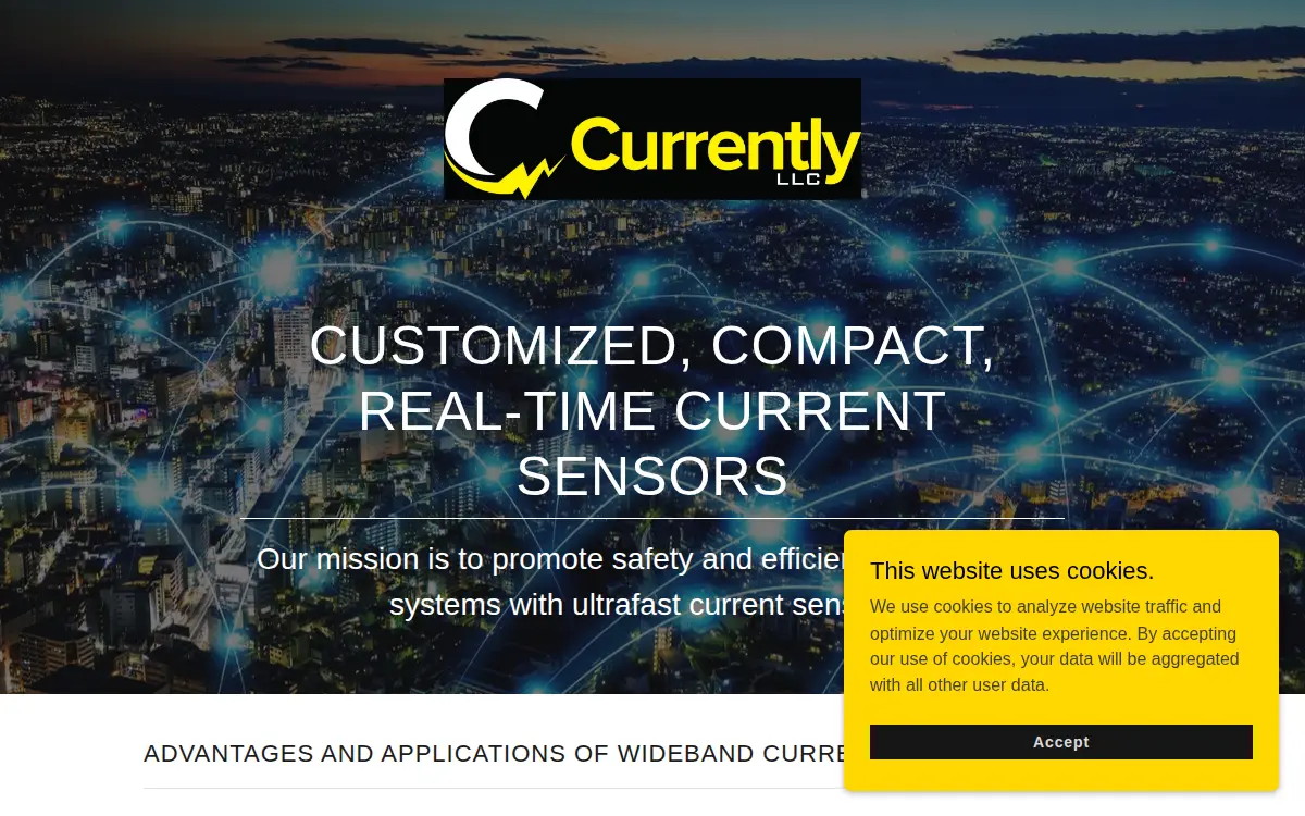 Homepage of Currently LLC