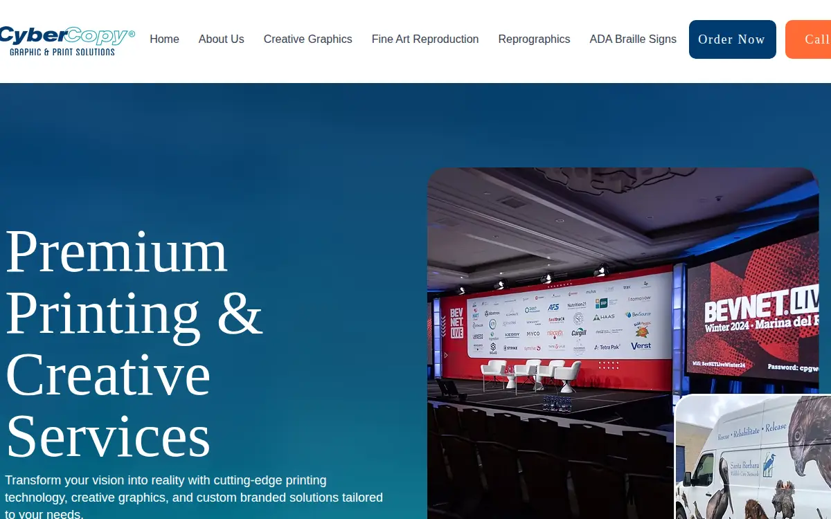 Homepage of Cybercopy, INC.