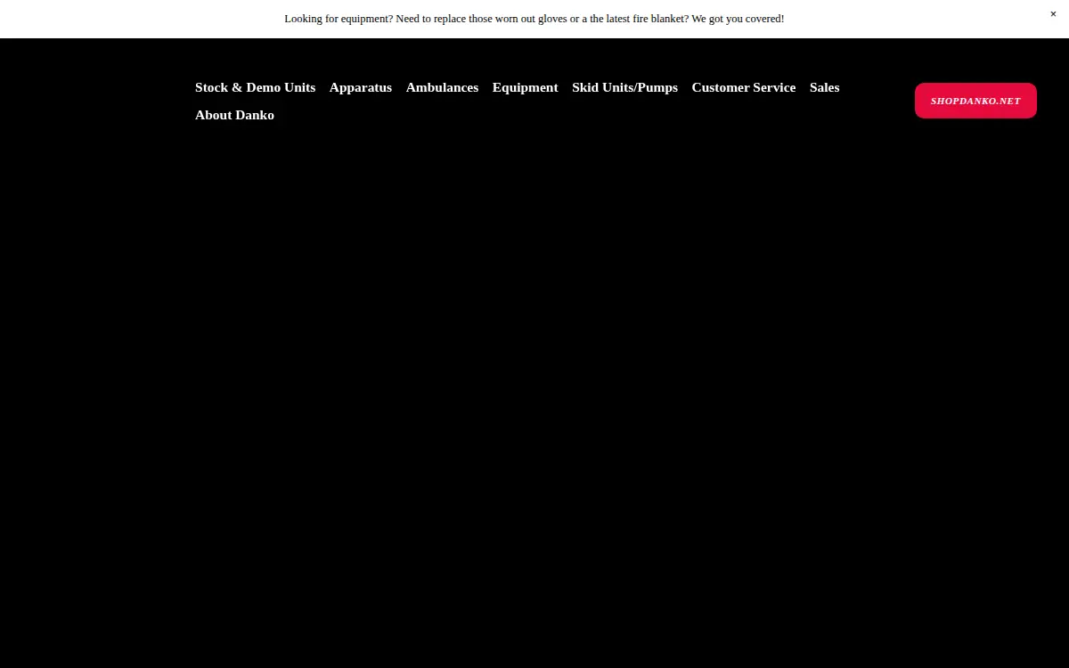Homepage of Danko Emergency Equipment CO.