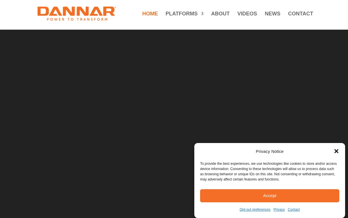 Homepage of Dd Dannar, INC.