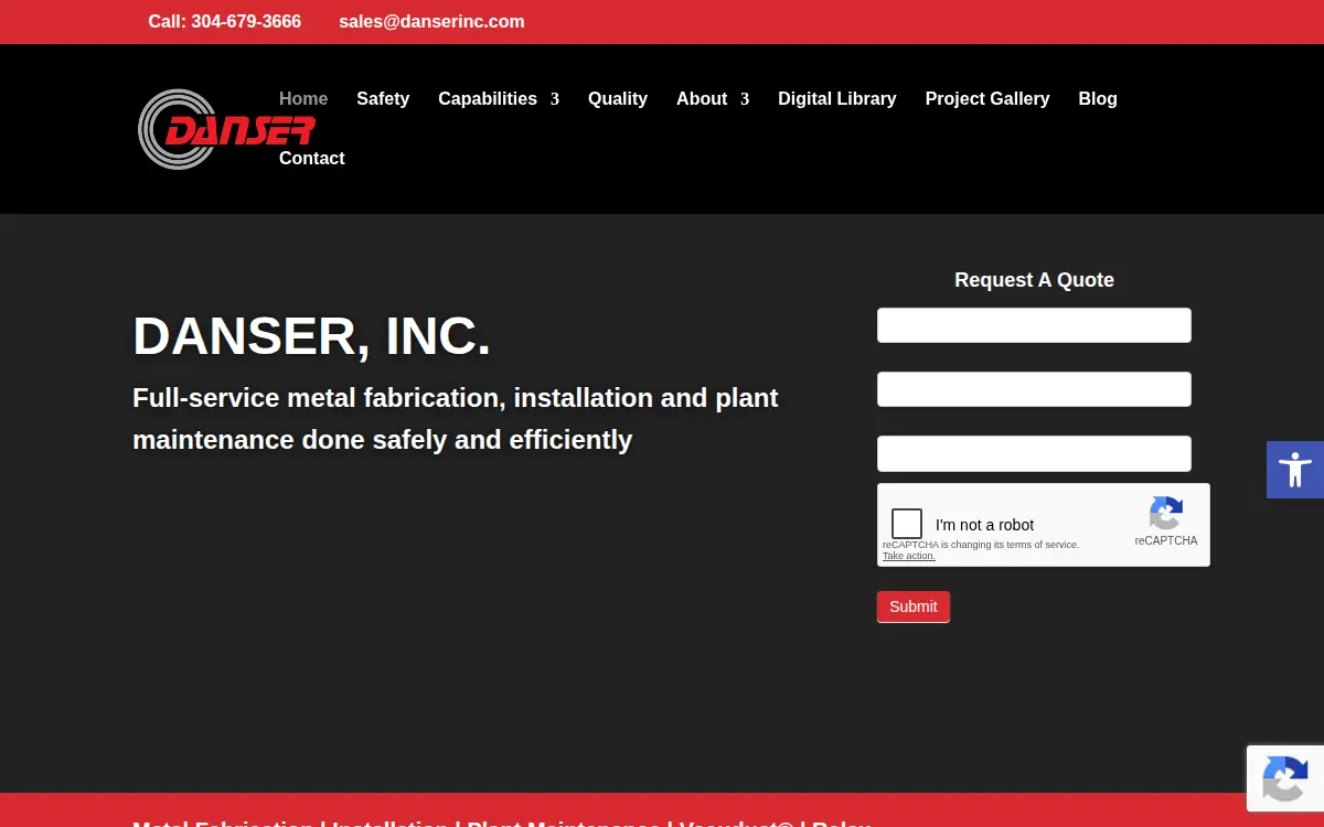 Homepage of Danser, INC