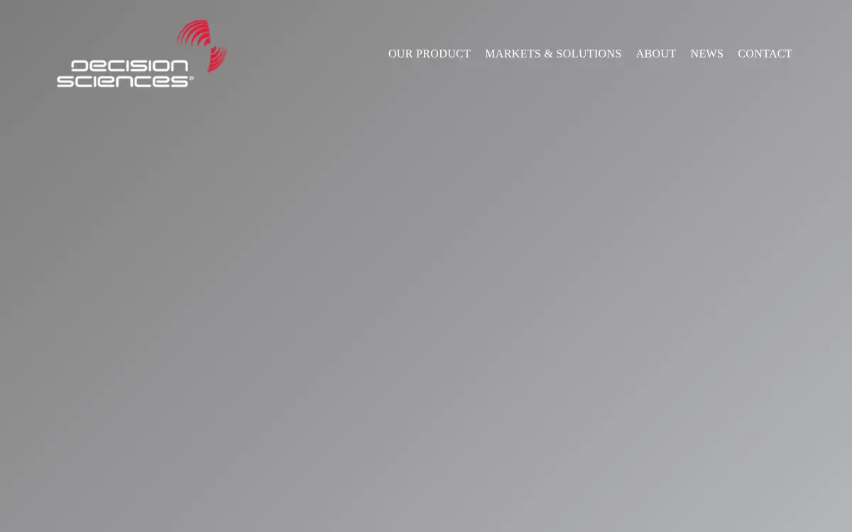 Homepage of Decision Sciences International Corporation