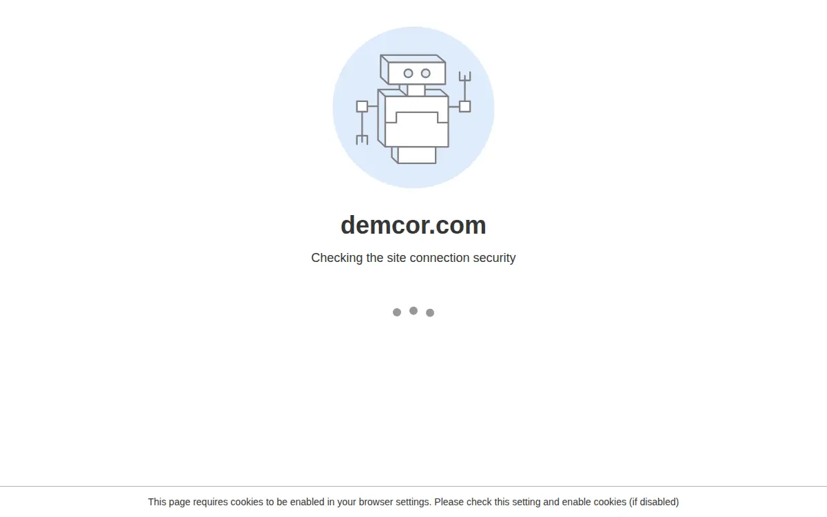 Homepage of Demcor Incorporated