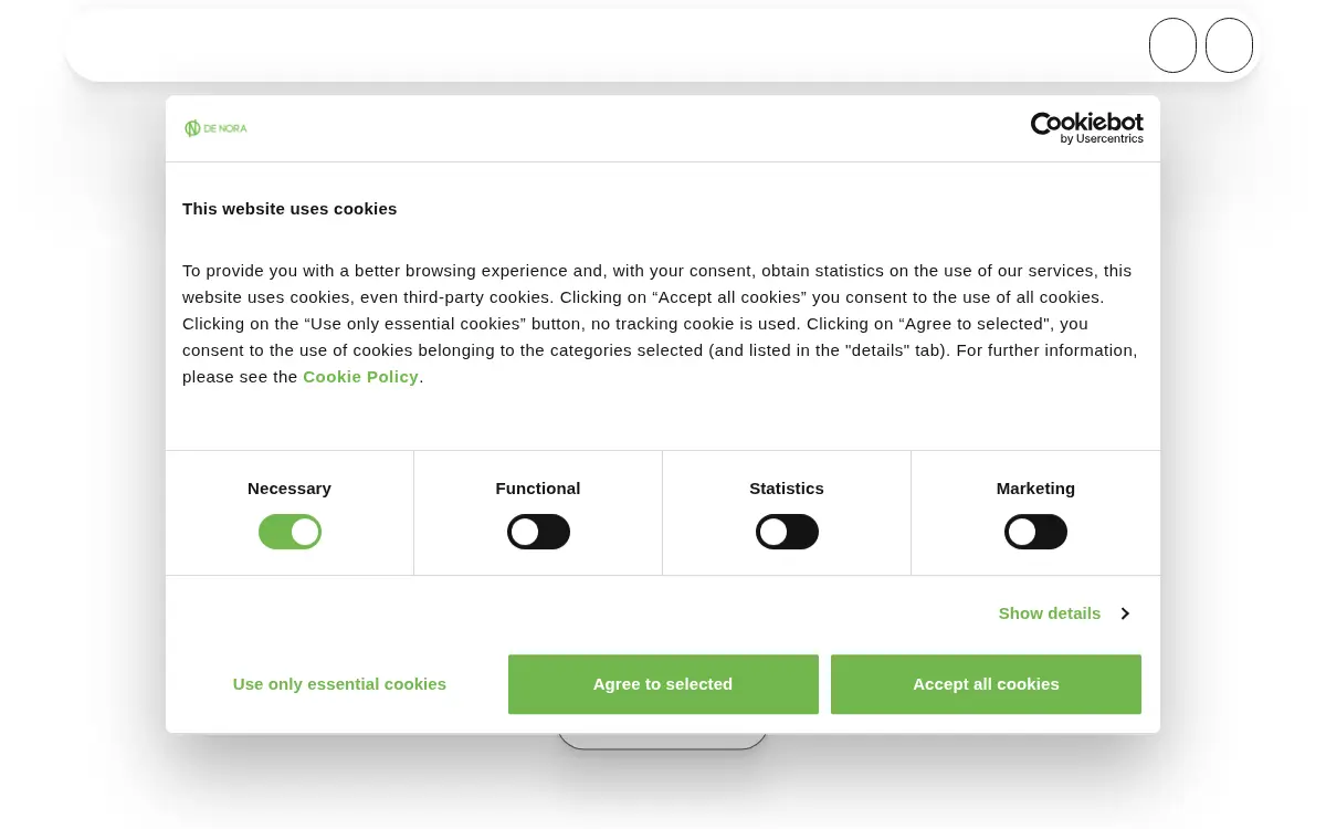 Homepage of De Nora Water Technologies LLC