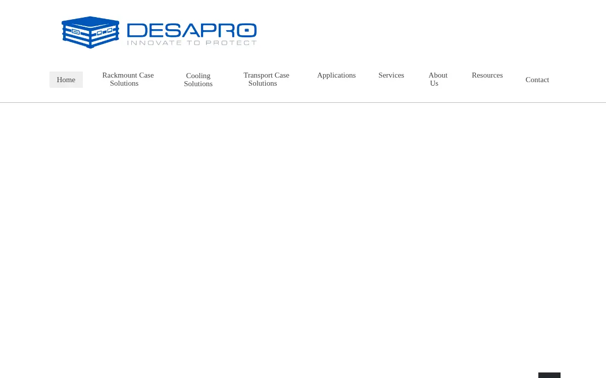 Homepage of Desapro, INC.