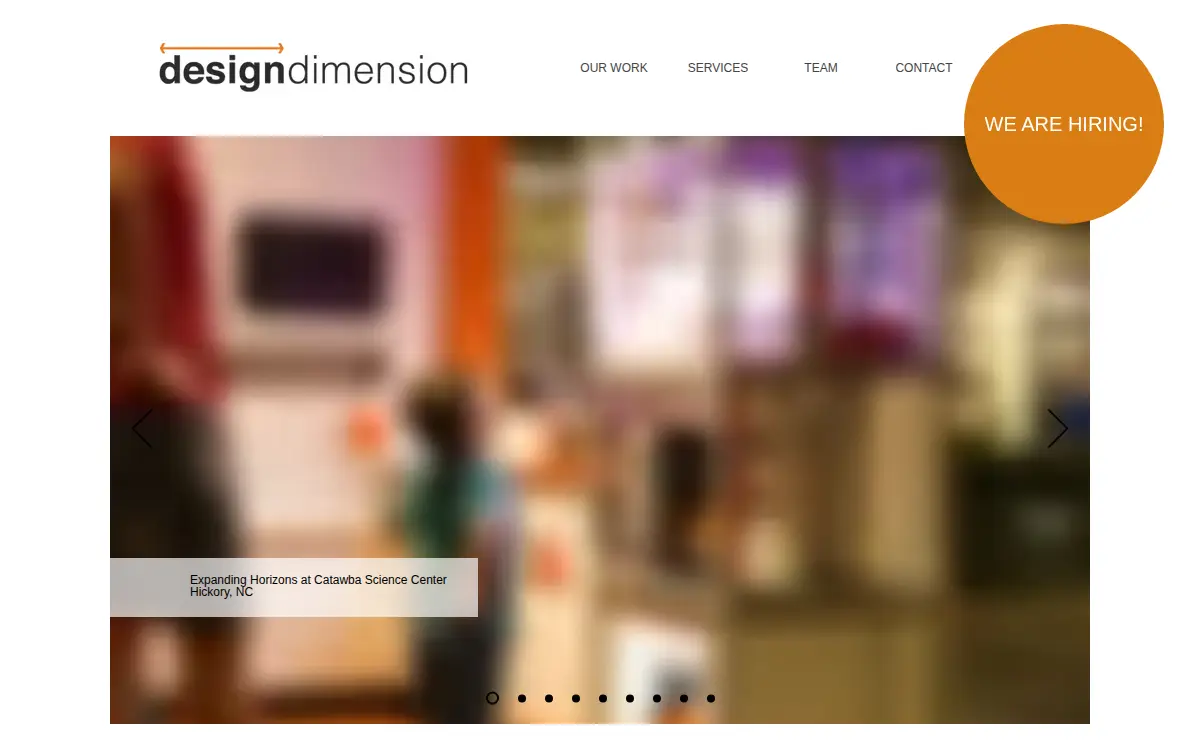 Homepage of Design Dimension, INC.