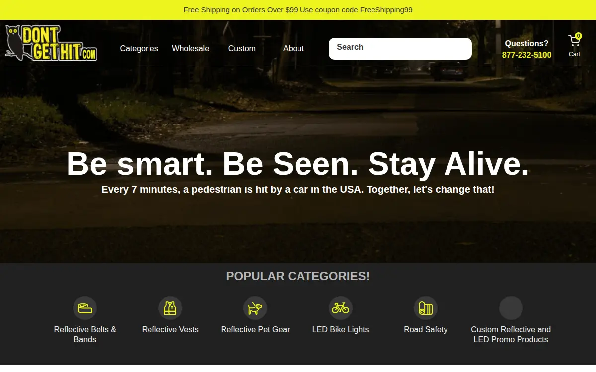Homepage of Bright Ideas USA LLC