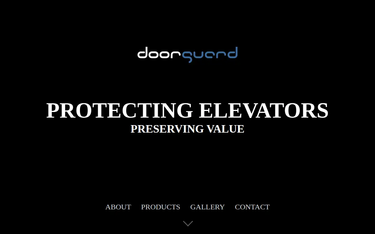 Homepage of Door Guard INC