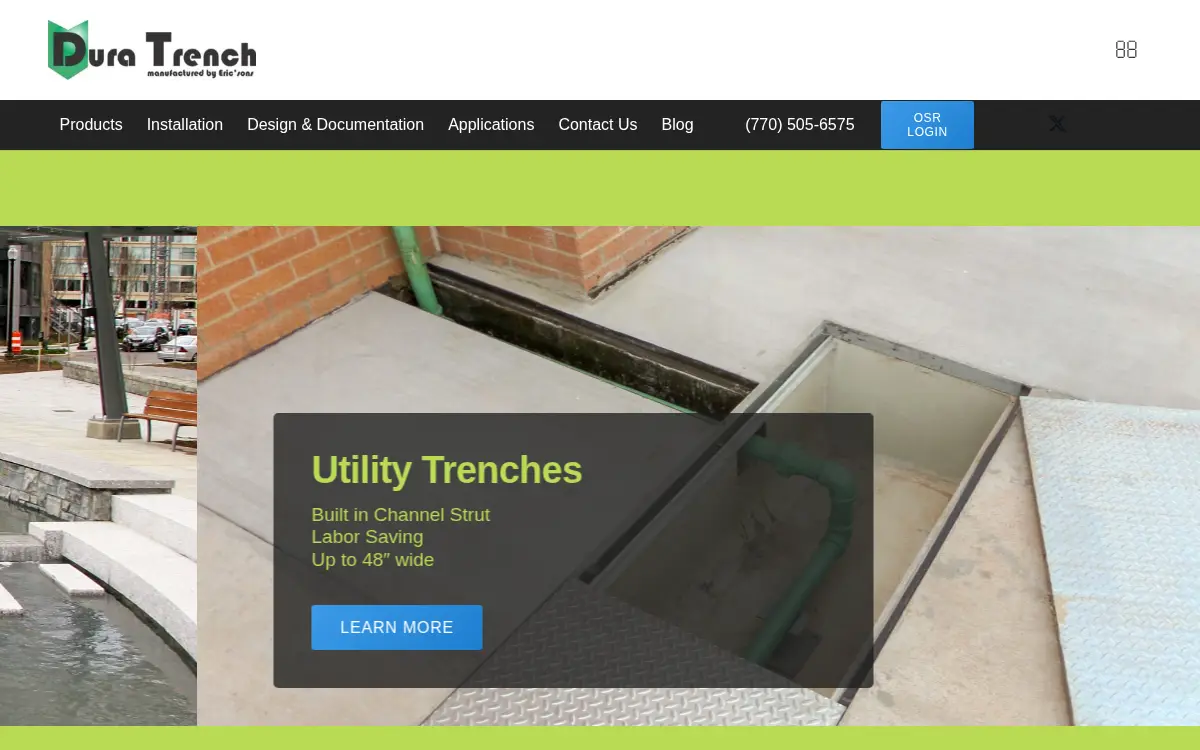 Homepage of Eric'sons, INC.