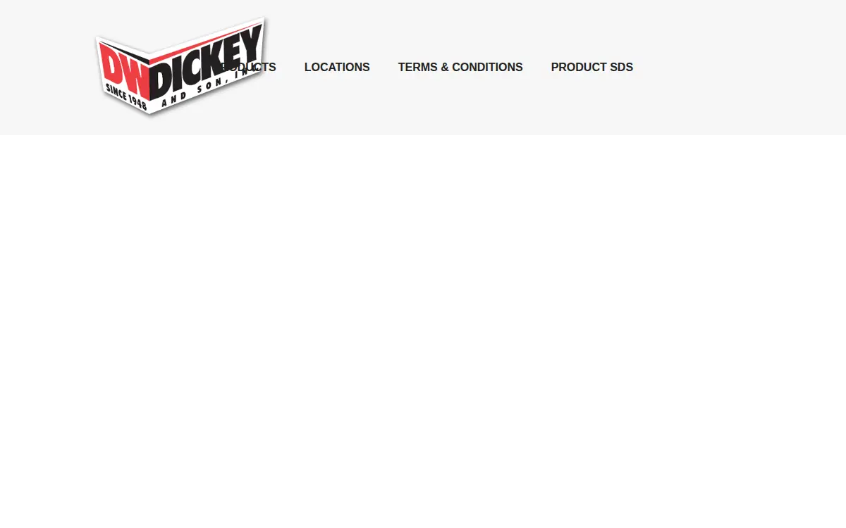 Homepage of D. W. Dickey & Son, INC.