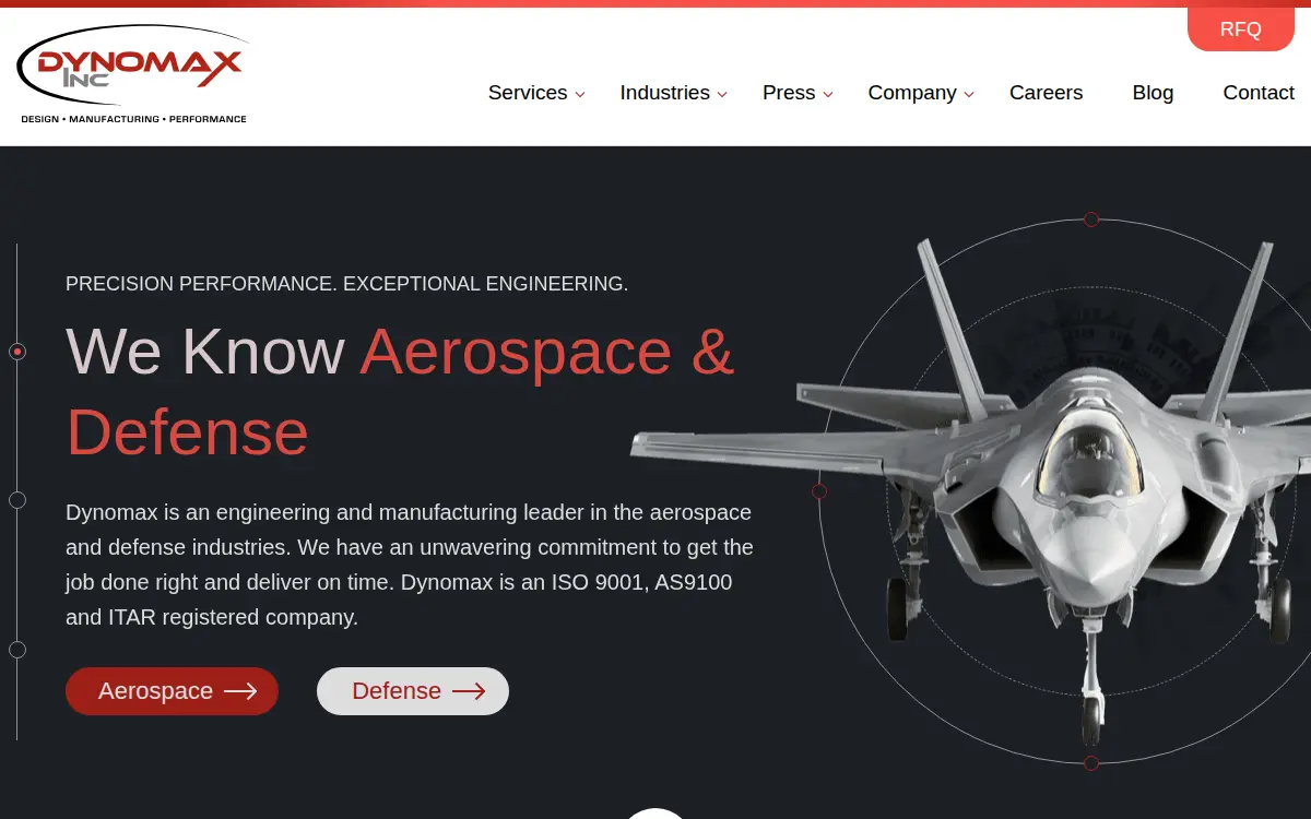 Homepage of Dynomax INC