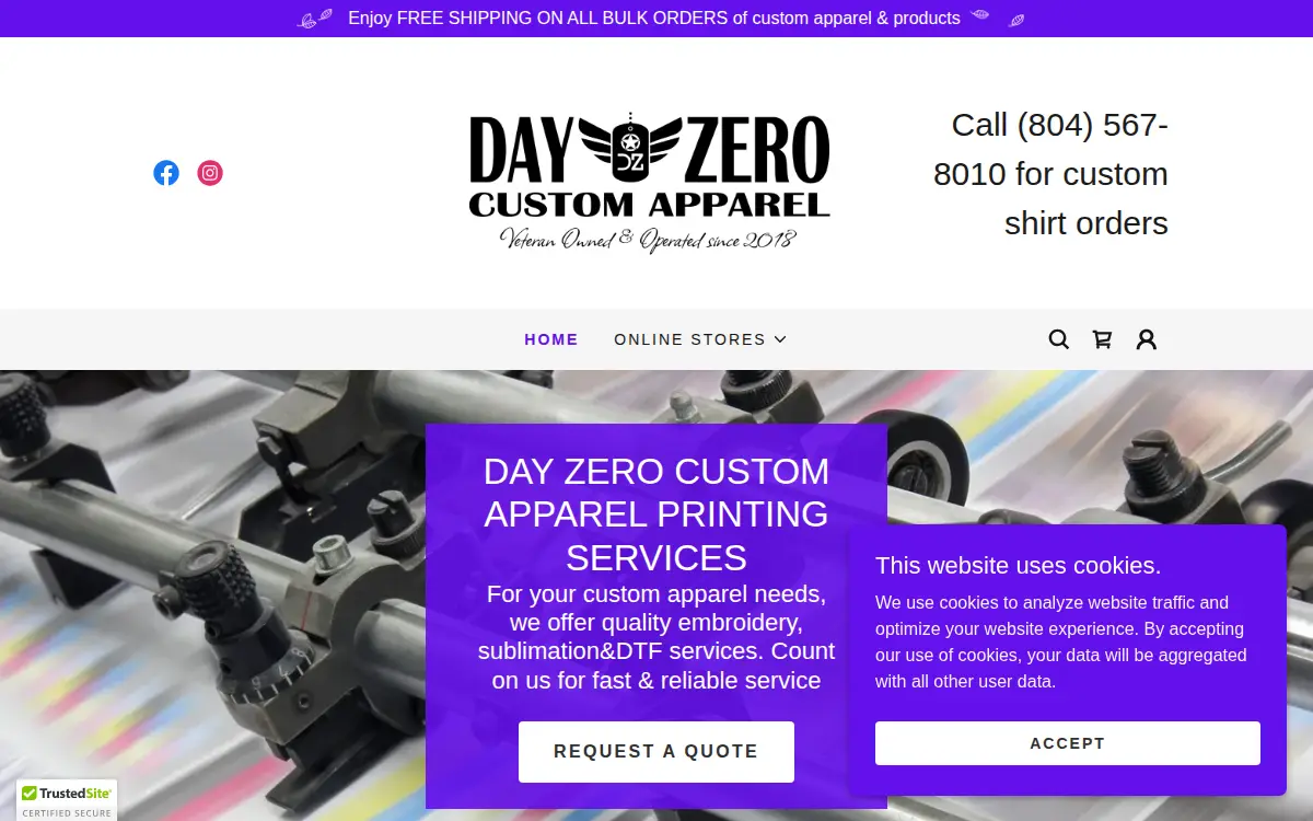 Homepage of Dz Sports LLC