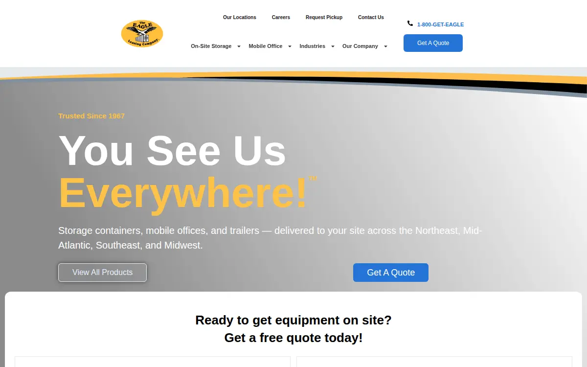 Homepage of Modugo, LLC
