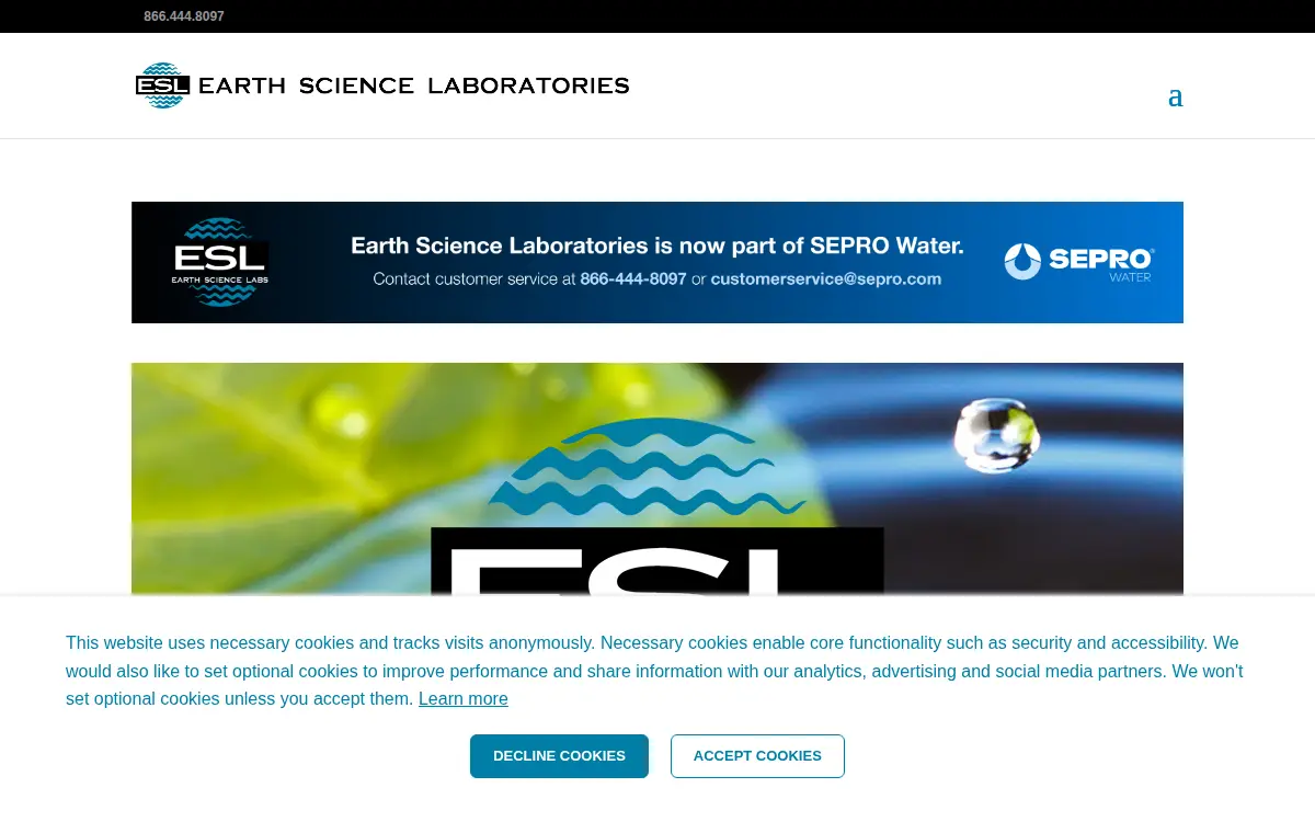 Homepage of Earth Science Laboratories INC