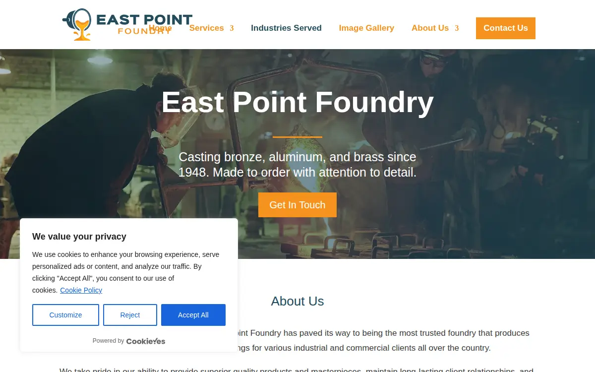 Homepage of M P Holt & CO LLC