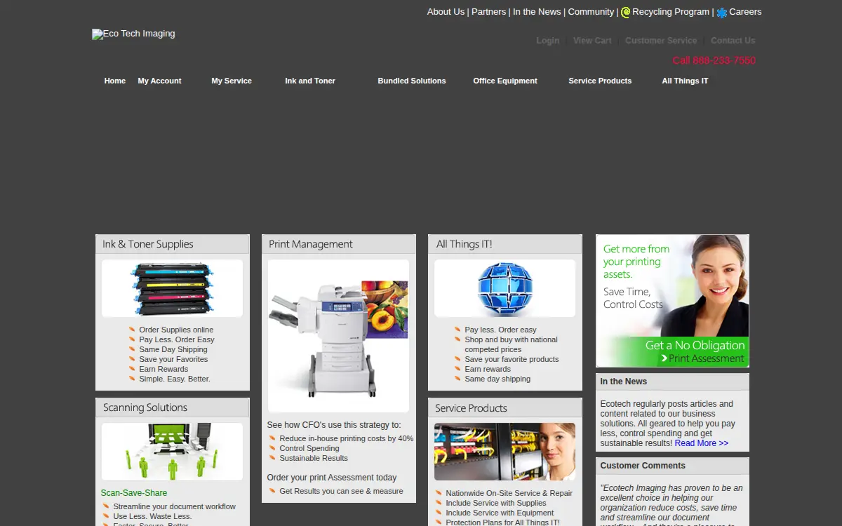 Homepage of Dev Holdings