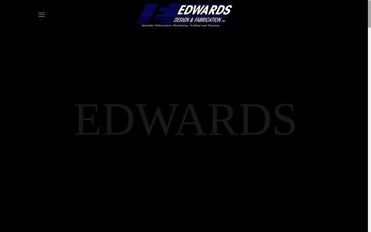 Homepage of Edwards Design and Fabrication, INC