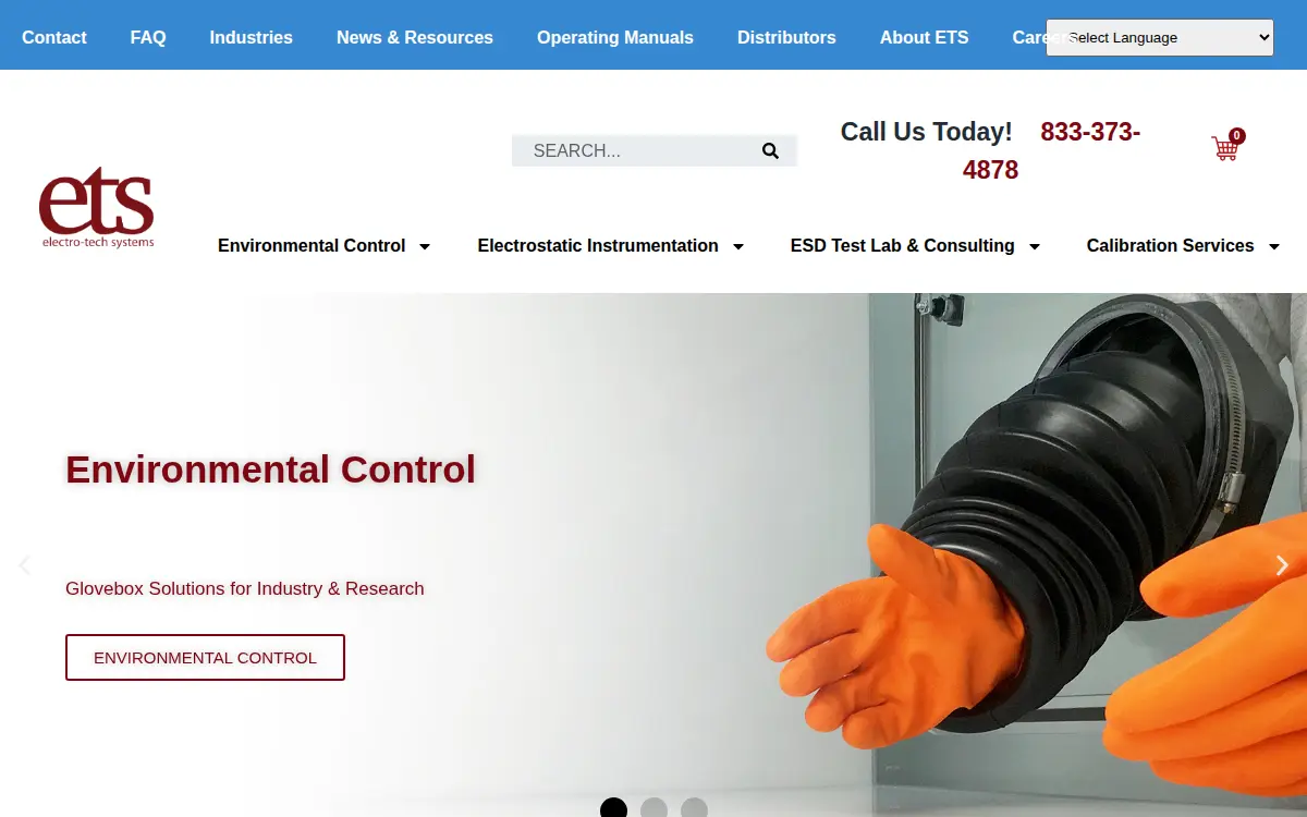 Homepage of Electro Tech Systems INC
