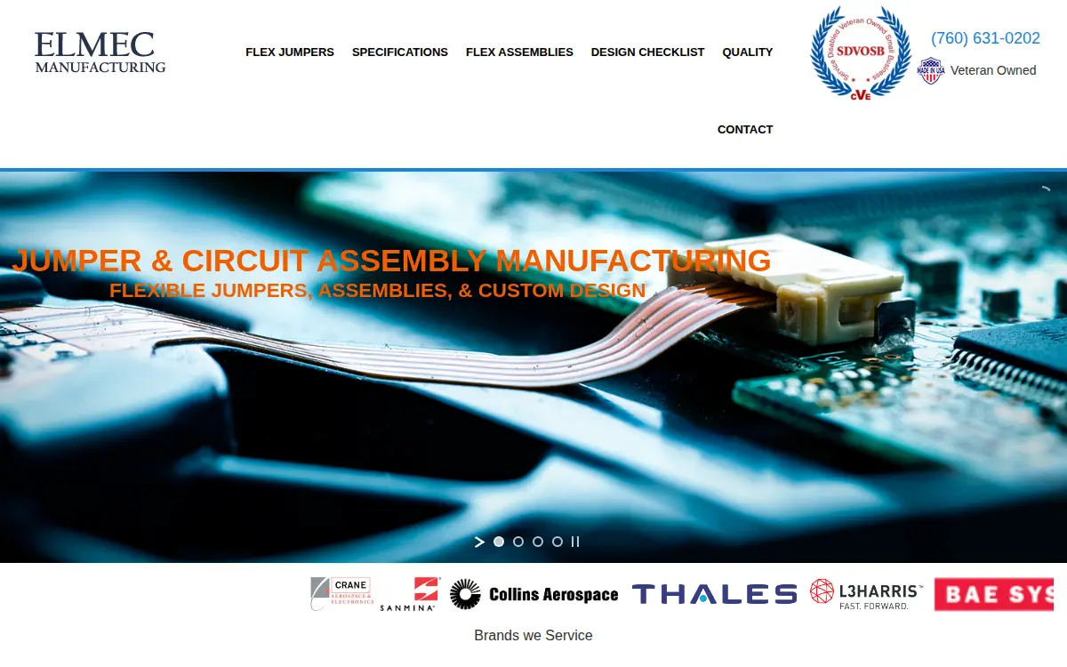 Homepage of Elmec Mfg INC