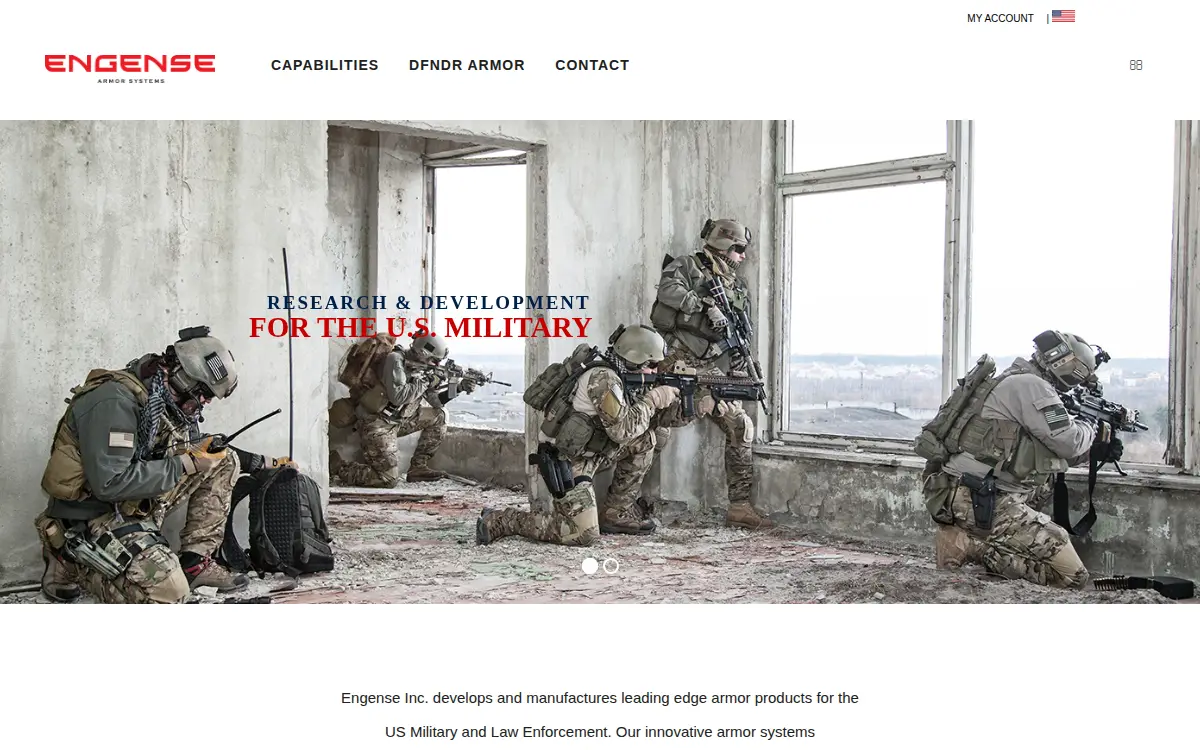 Homepage of Engense, INC.