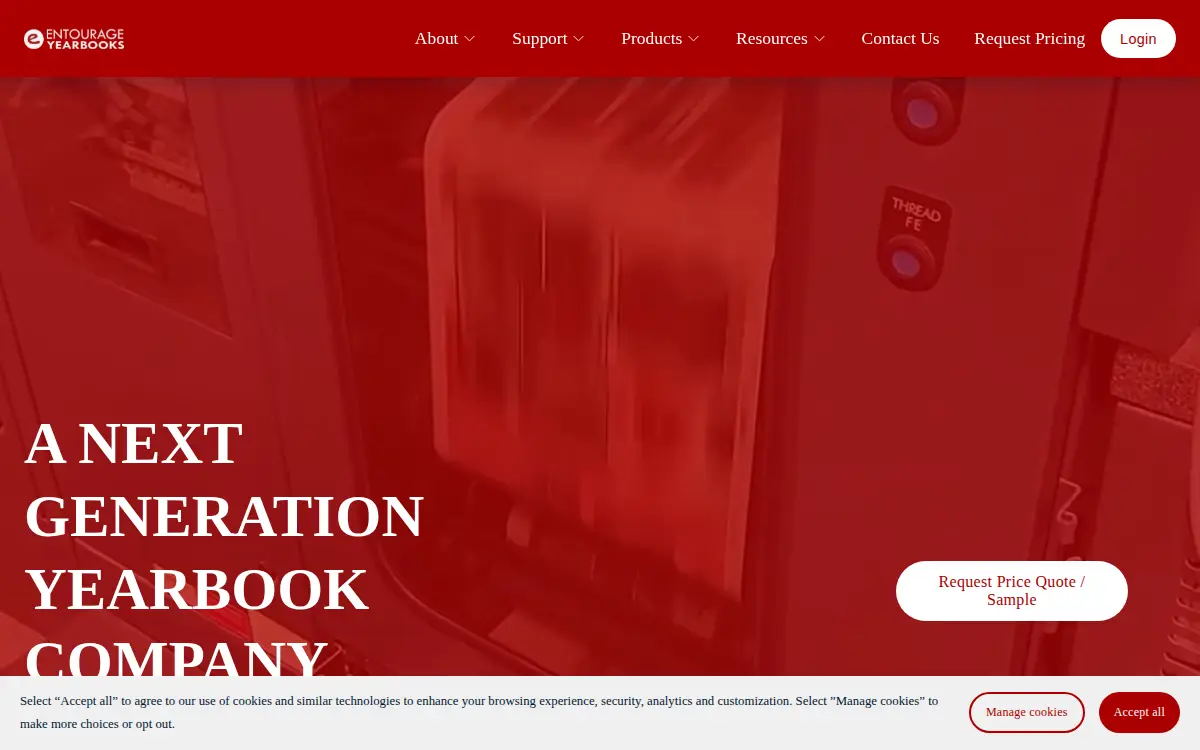 Homepage of Entourage Imaging INC