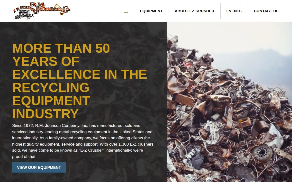 Homepage of R.m. Johnson Co., INC