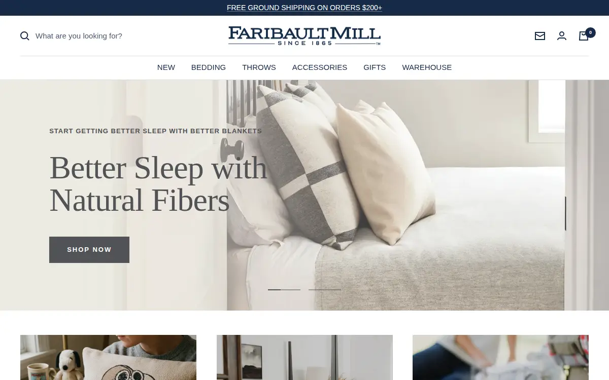 Homepage of Faribaultmill LLC