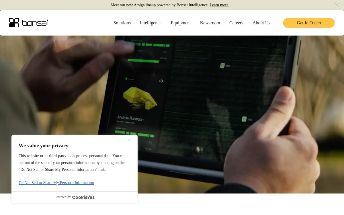 Homepage of Farm-ng INC.