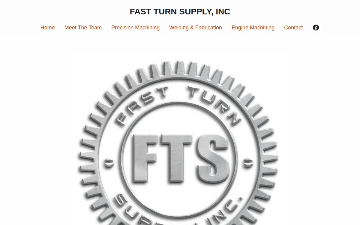 Homepage of Fast Turn Supply, INC.