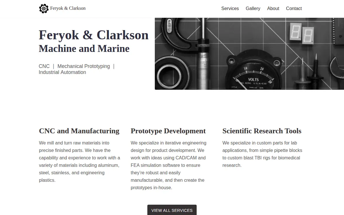 Homepage of Feryok & Clarkson